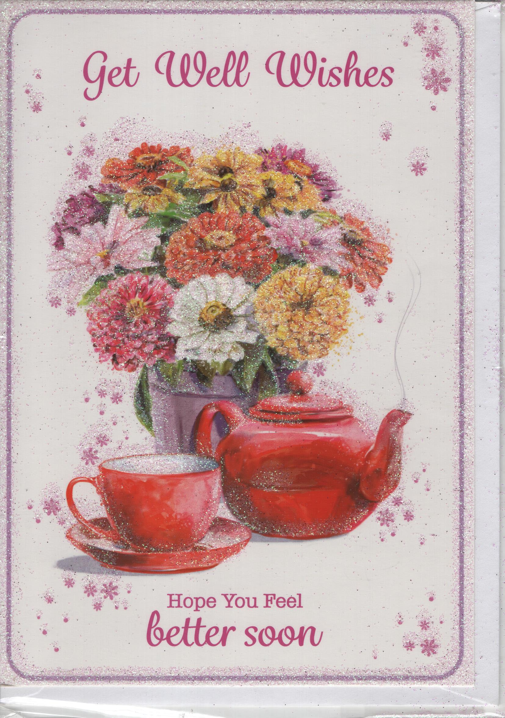 Get Well Wishes Hope You Feel Better Soon Greeting Card