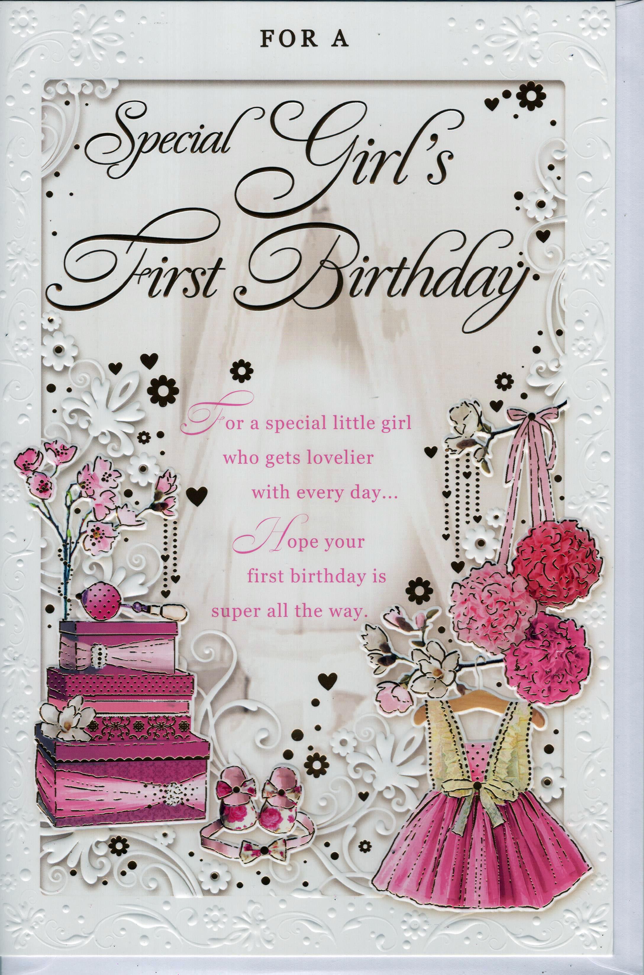 For a Special Girl's First Birthday