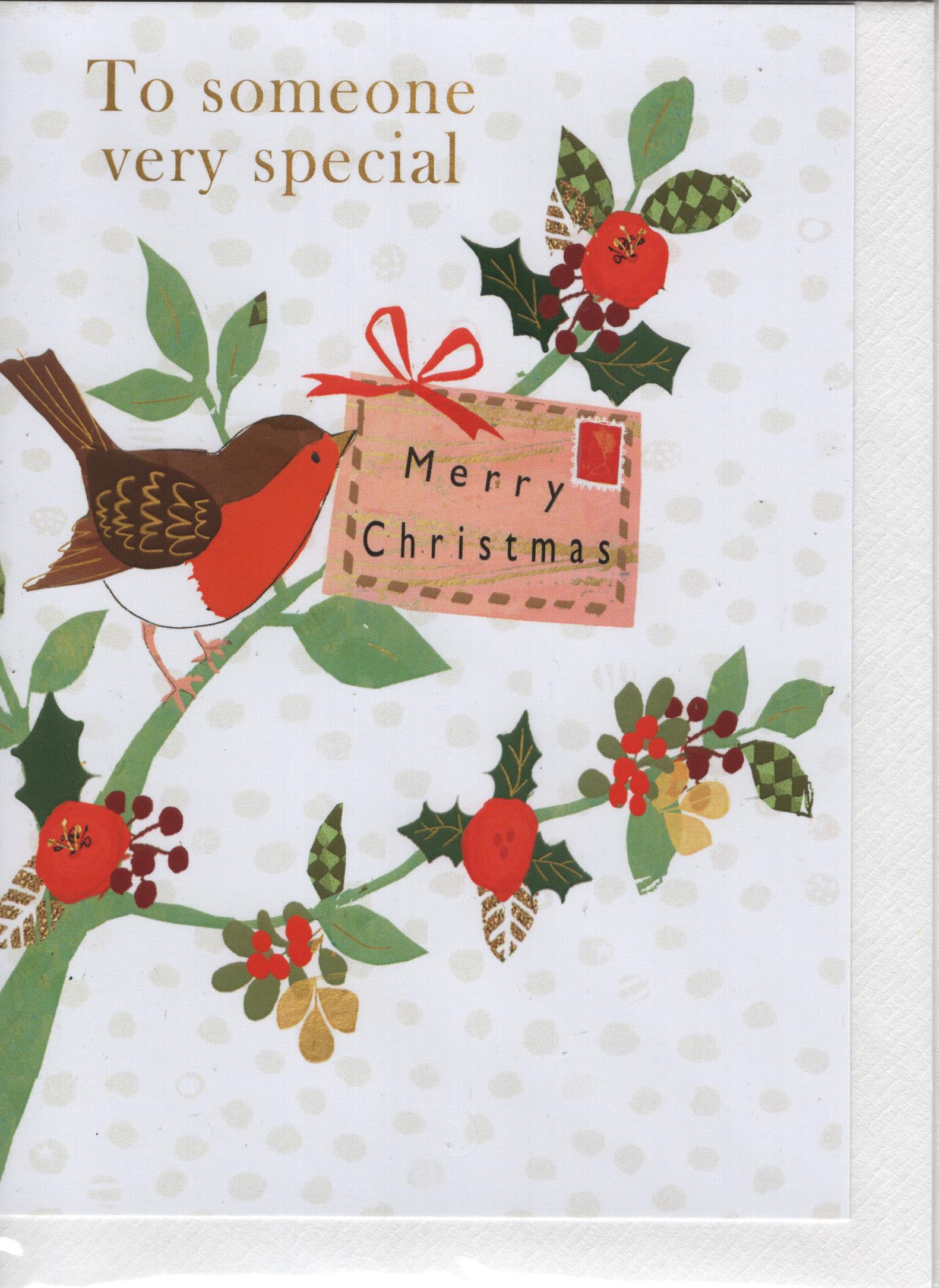To A Special Friend Merry Christmas Greeting Card