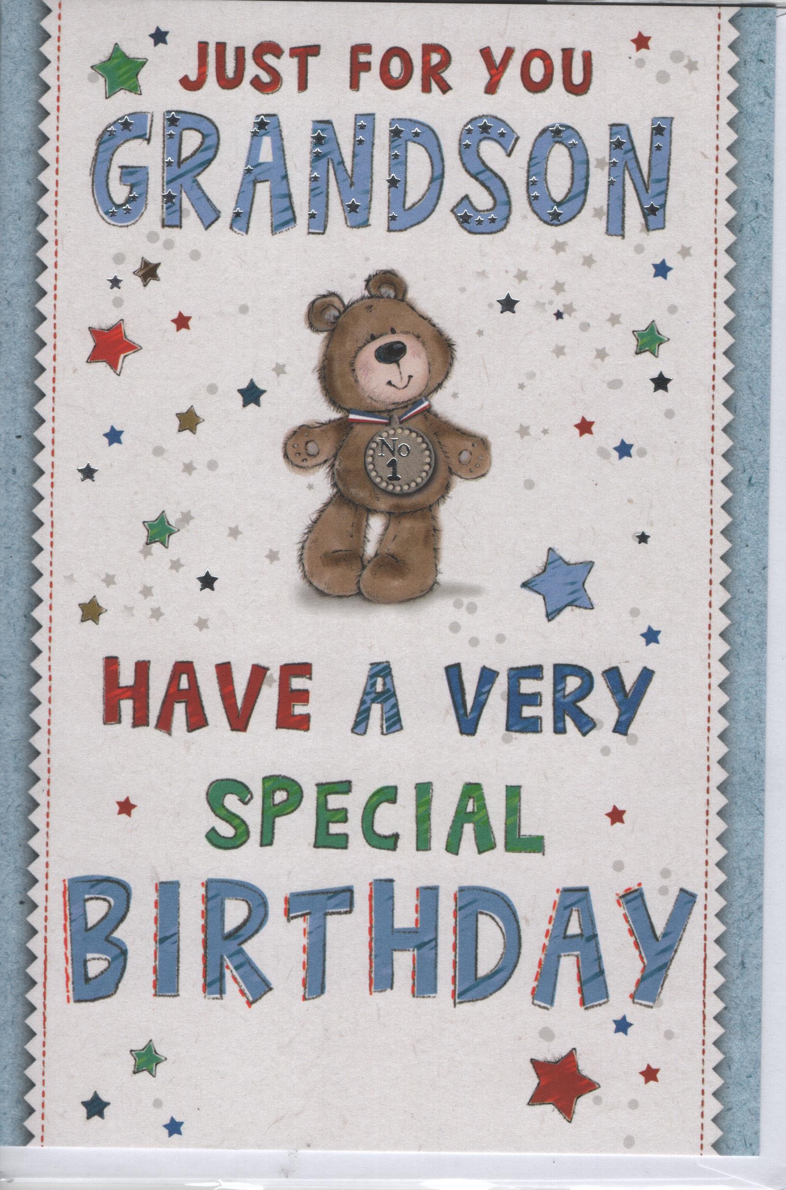 Just for you grandson have a very special birthday