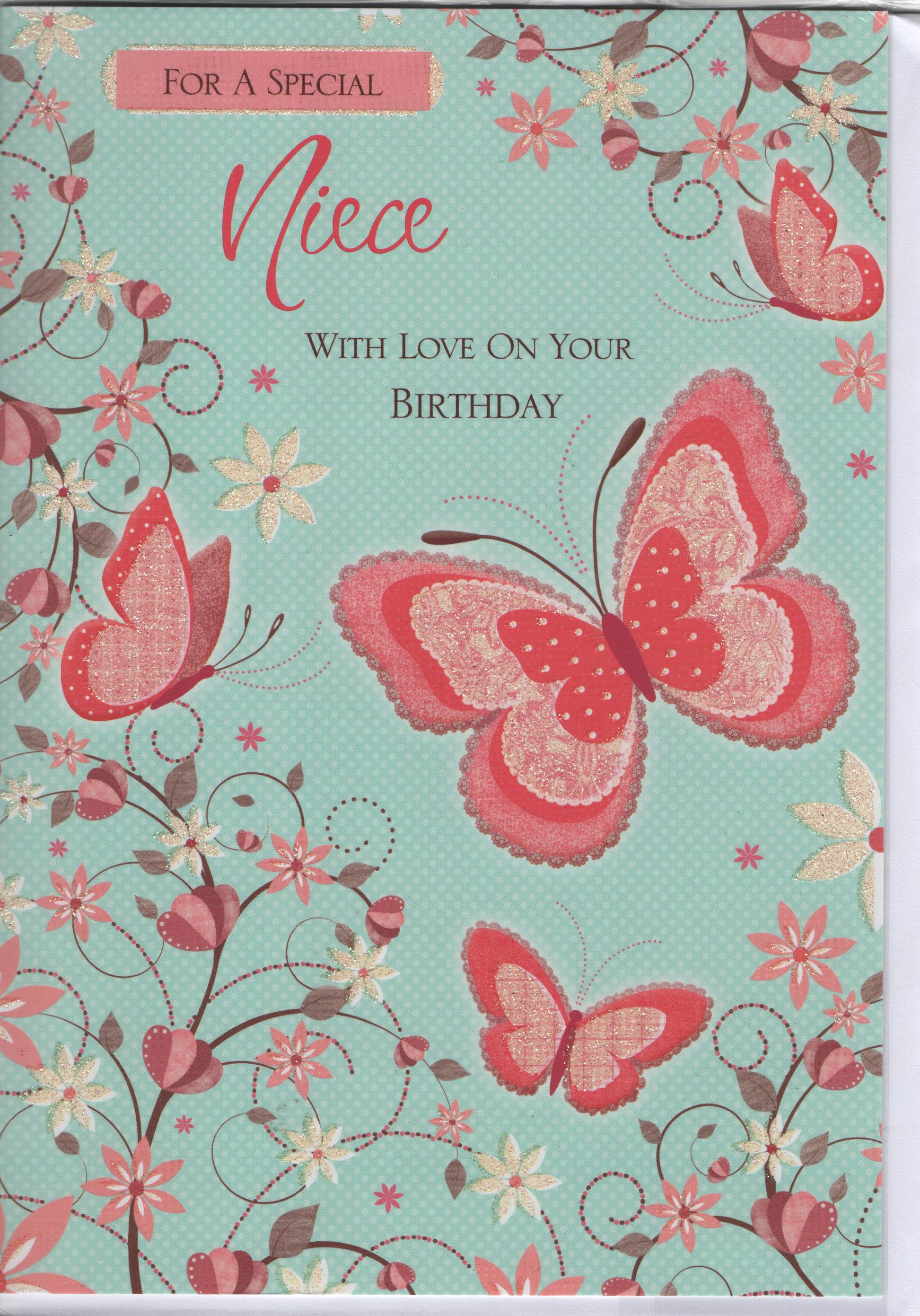For A Special Niece With Love On Your Birthday