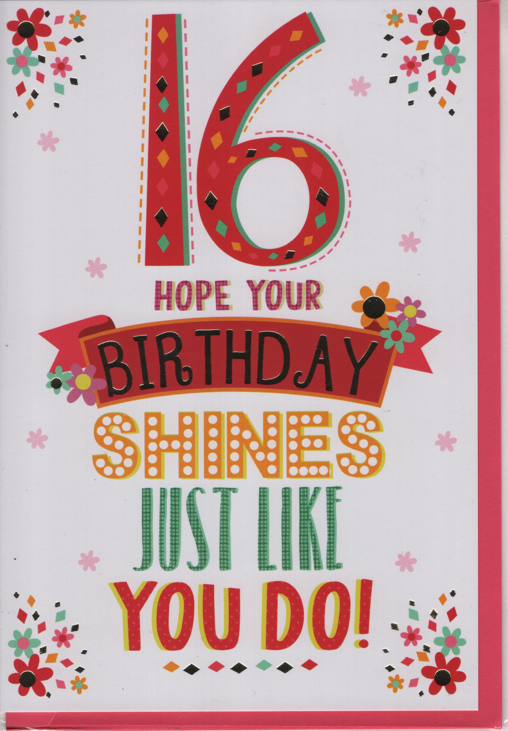 16 Hope Your Birthday Shines Just Like You Do!