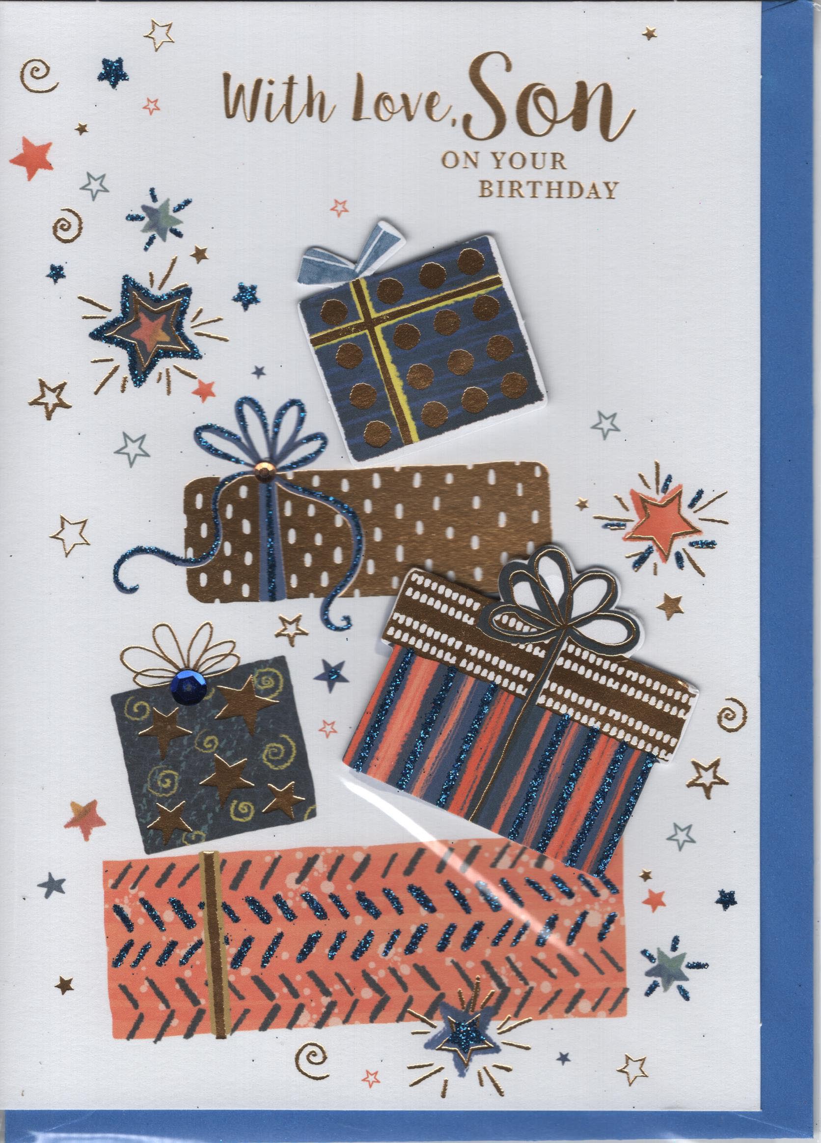 With Love Son Celebrate Your Special Day