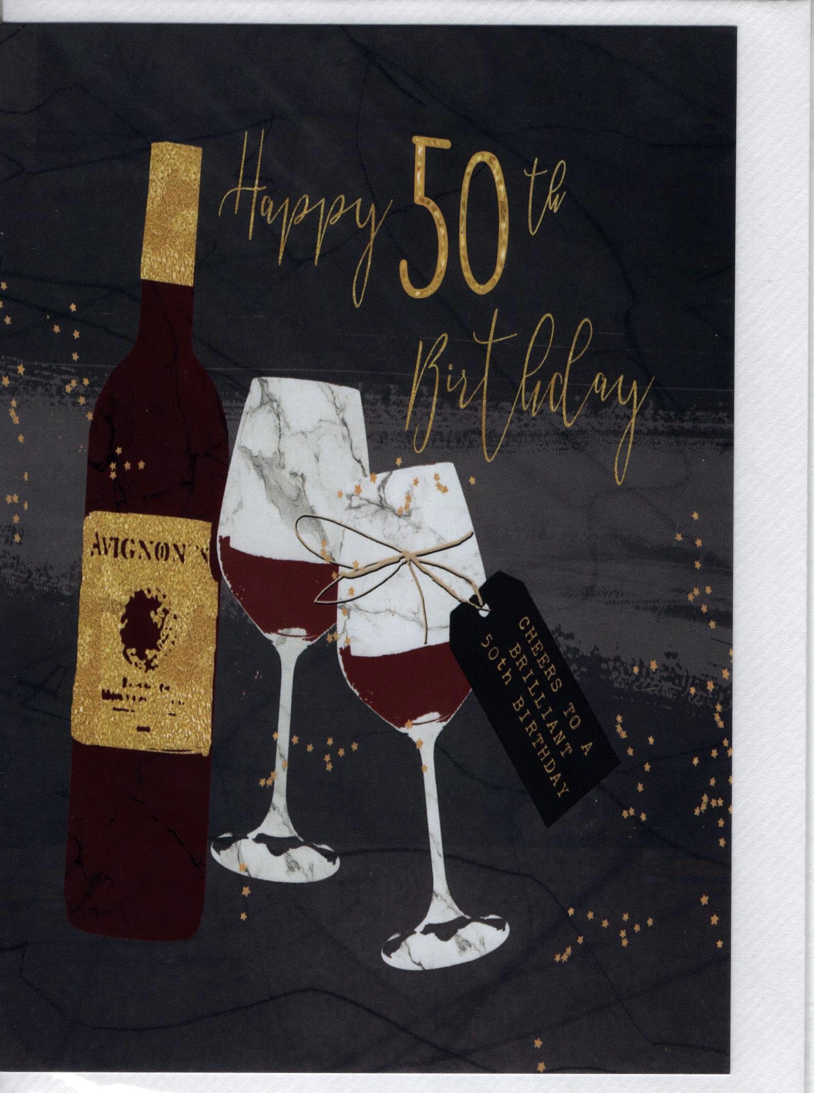 Happy 50th Birthday Greeting Card