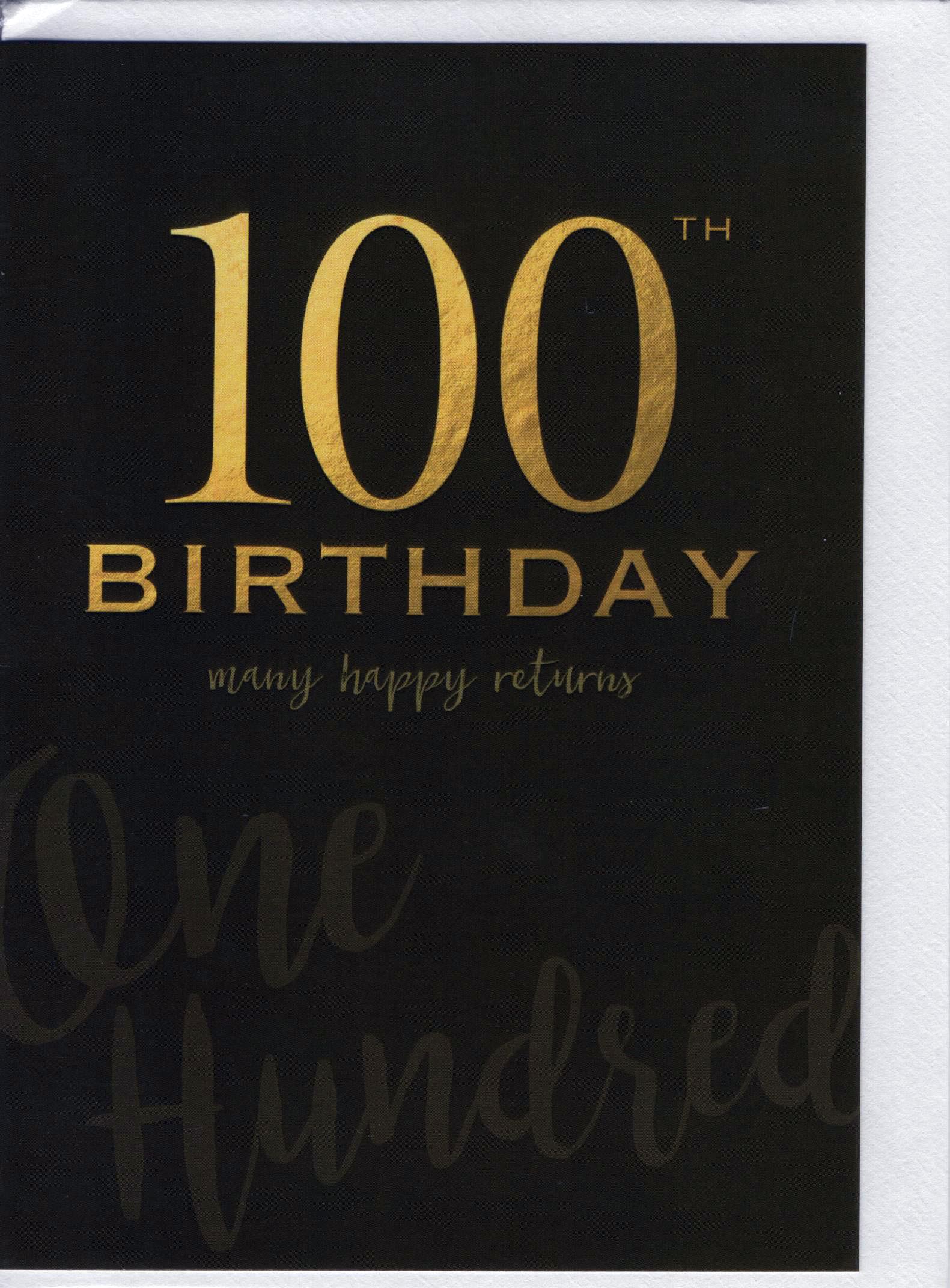 100th Birthday Many Happy returns
