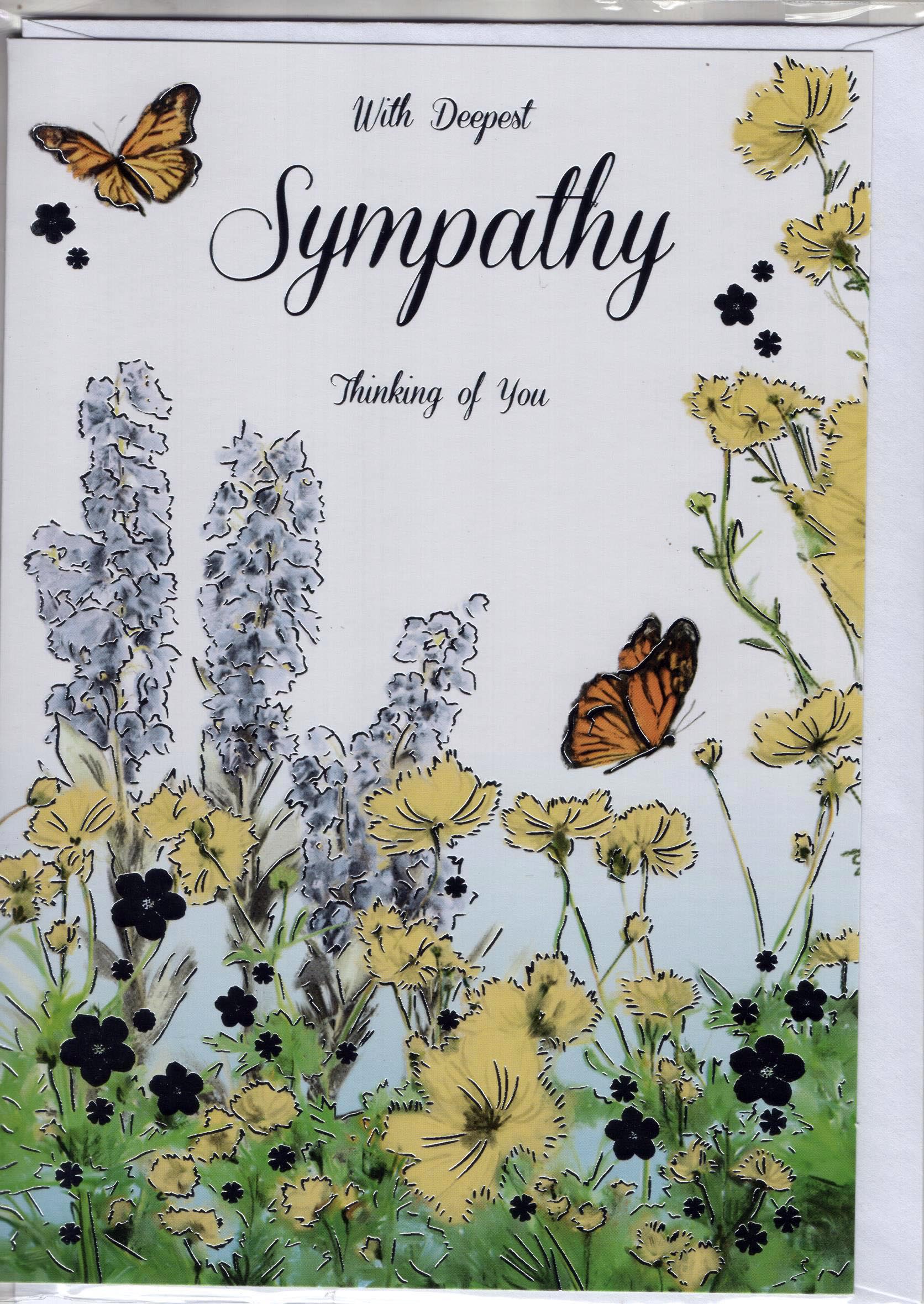 With Deepest Sympathy Thinking of you