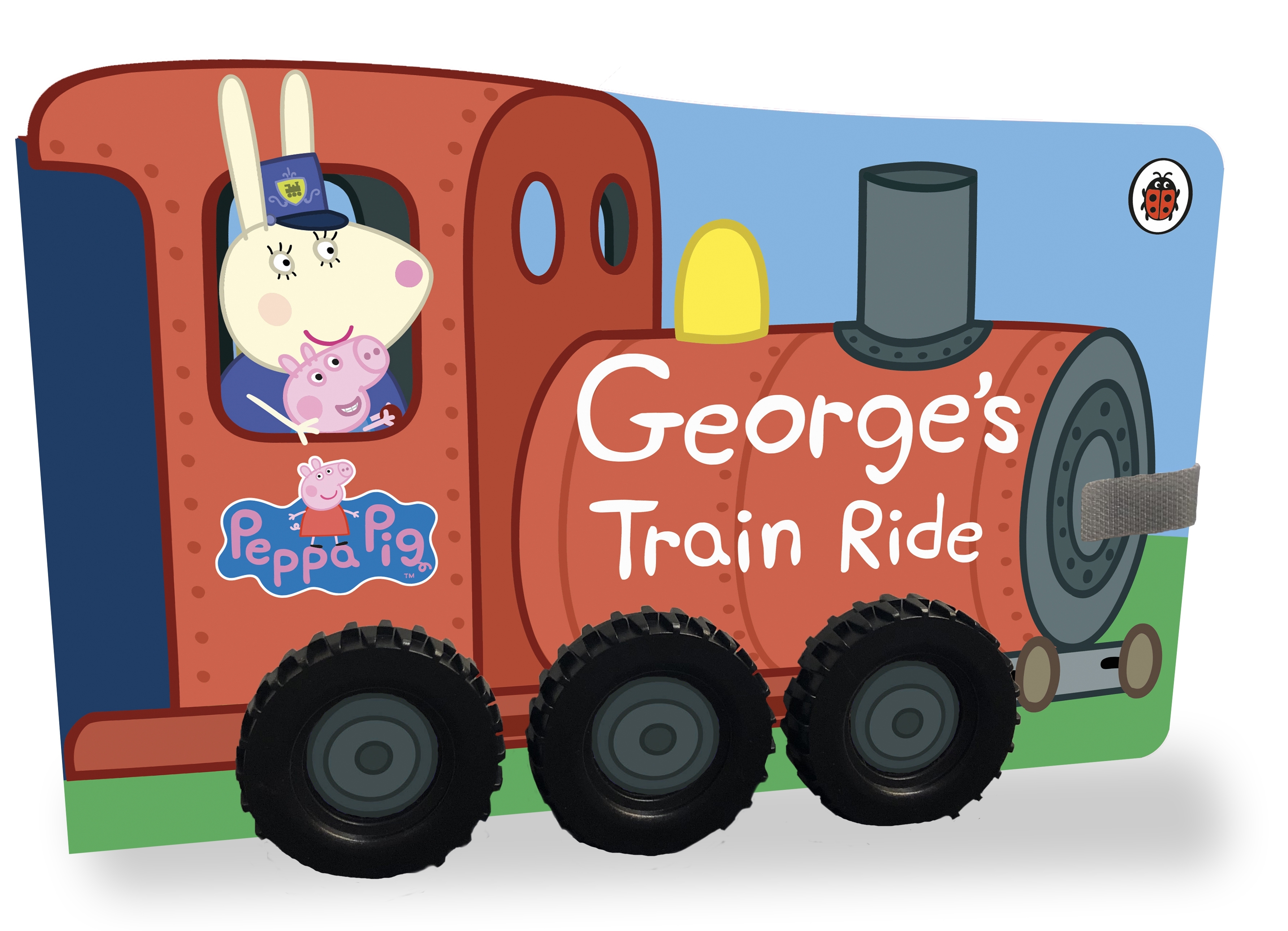 Peppa Pig Georges Train Ride ( Board Book with Wheels )