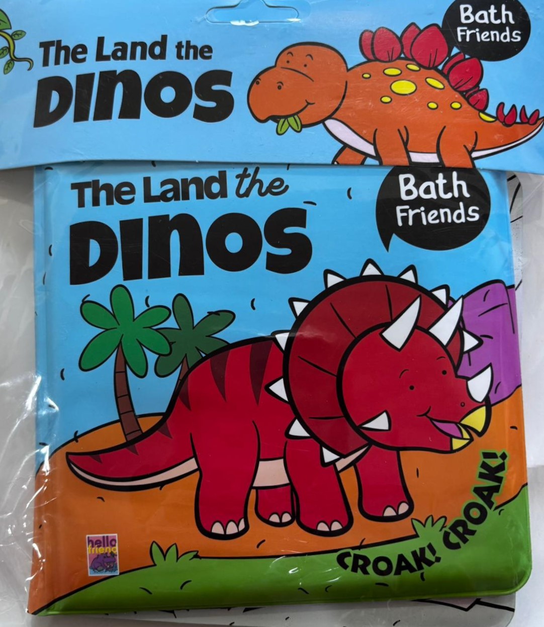 The Land the Dinos Bath Book