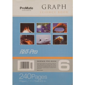 Promate Graph Science Book 240 pages