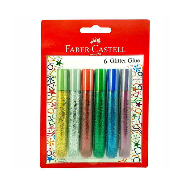 Faber Castell - Glitter Glue 6 Color (No.Fc220106)
