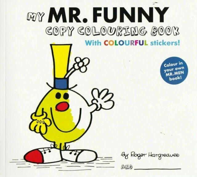 My Mr.Funny Copy Colouring Book With Colourful Stickers