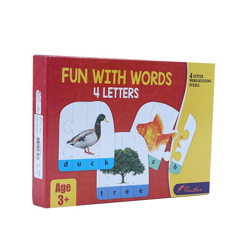 Panther Fun with words 4 Letters Age 3+