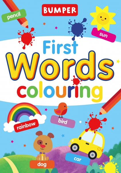 Bumper First Words Colouring