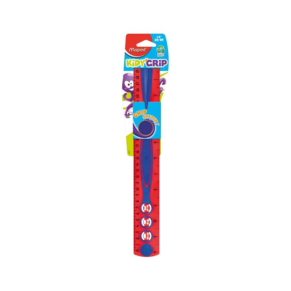 12 Inch Maped Kidy Grip Ruler