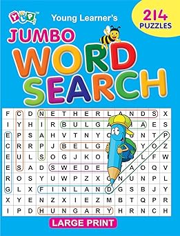 Young Learner's Jumbo Word Search