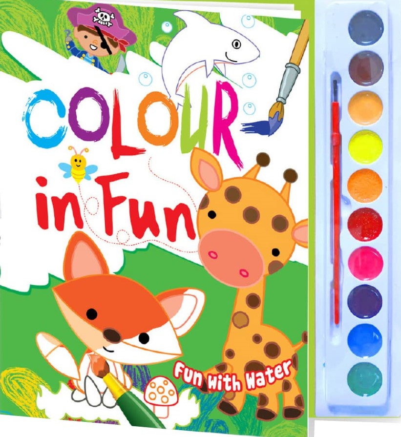 Colour in Fun Green Colour Book