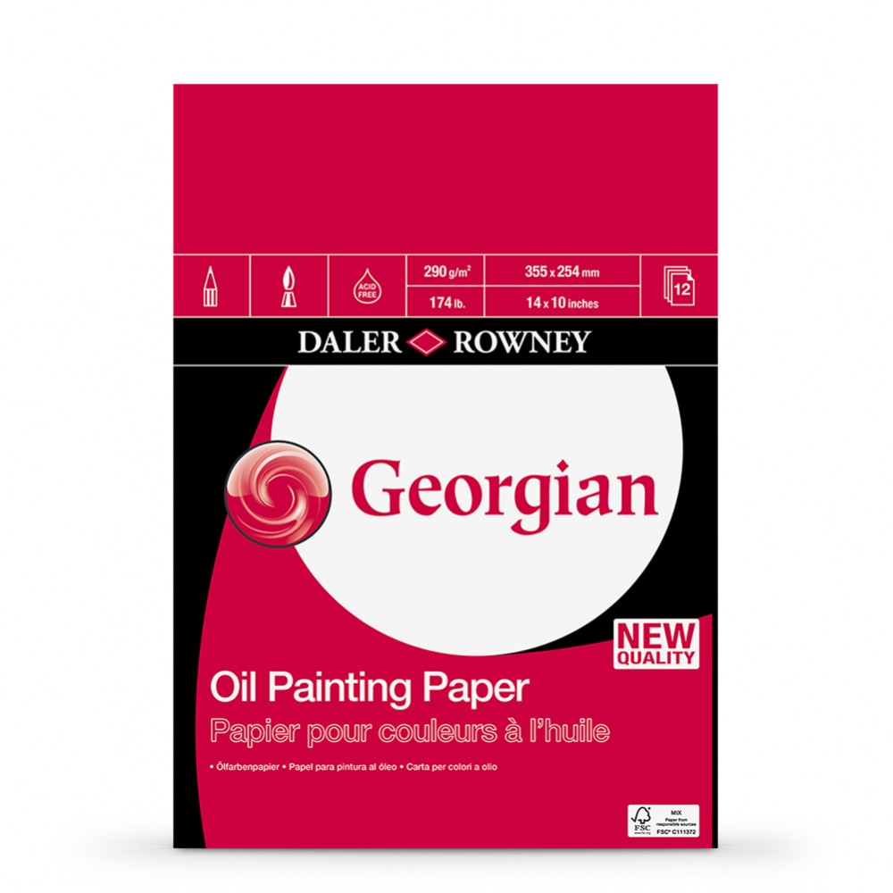 Georgian Oil Painting Paper