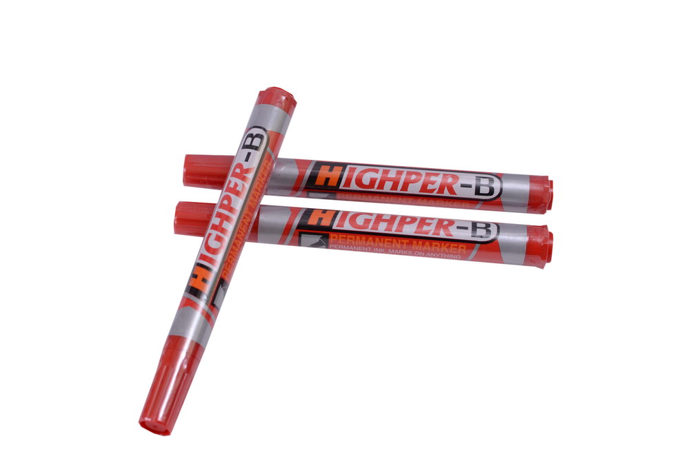 Monami Highper Permanent Marker Red