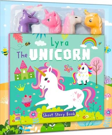 Hello Friend Lyra The Unicorn with Finger Puppets