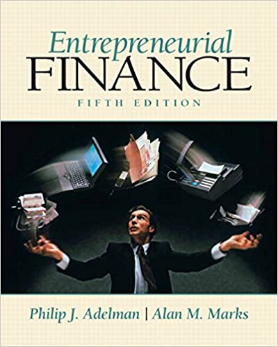 Entrepreneurial Finance