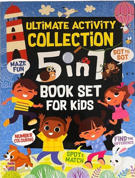 Hello Friend Ultimate Activity Collection 5 in- Book Set for Kids