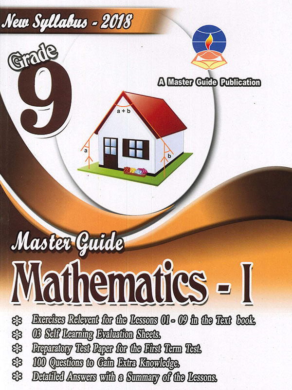 Master Guide Grade 9 Mathematics - I (New Syllabus 2018)