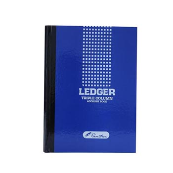 Panther 3 Column Ledger Book 300 Pages