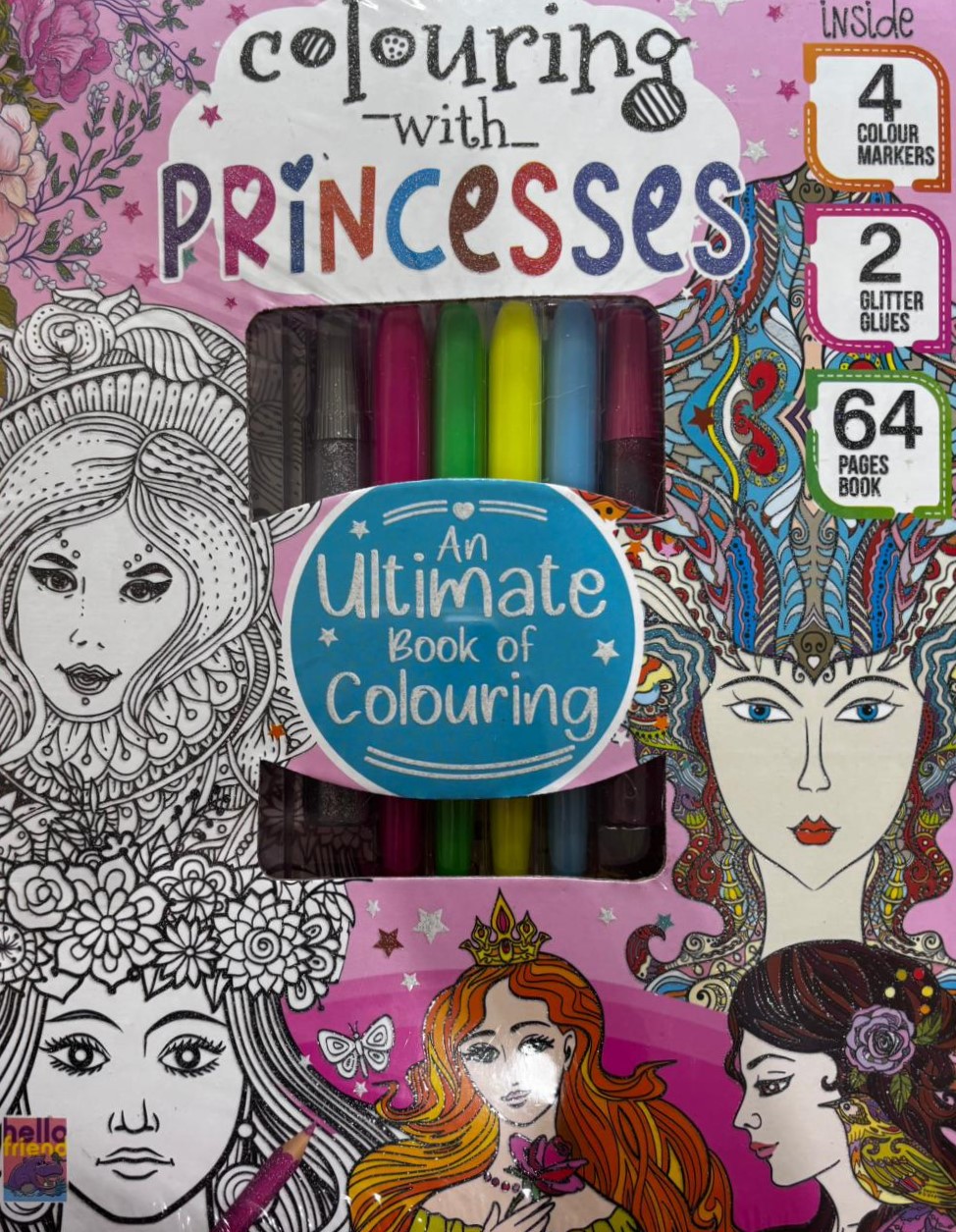 Colouring with Princess An Ultimate Book Of Colouring