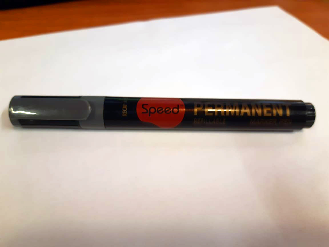 Speed Permanent Marker Pen Black 