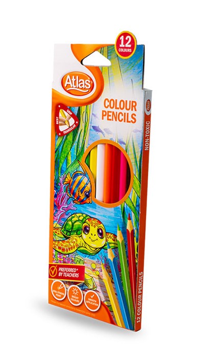 Atlas Colour Pencils 12