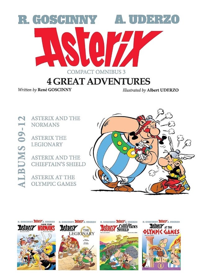 Asterix Compact Omnibus 3(HB) 4 Great Adventures Albums 09 - 12