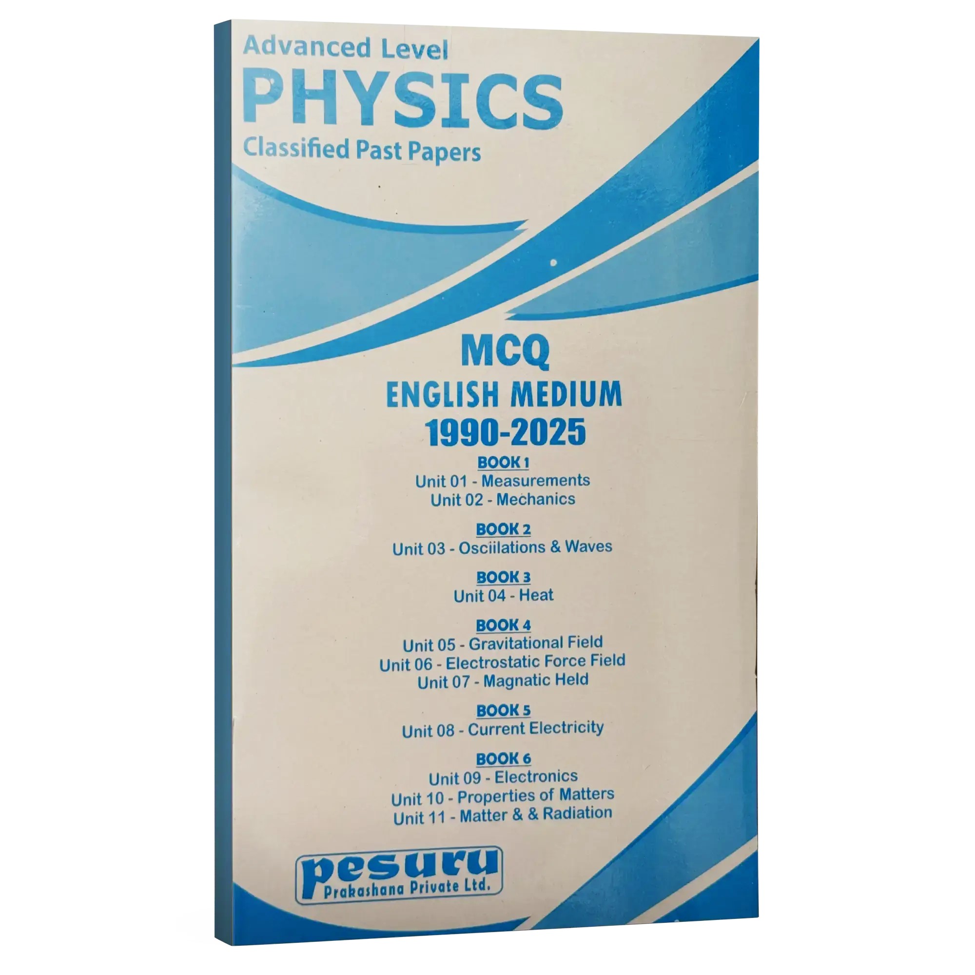Pesuru A/L Physics Classified Past Papers 1990 - 2025 (MCQ)