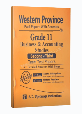 Western Province Past Papers With Answers Grade 11 Business & Accounting Studifs Second-Third Term Test Papers 2017-2025