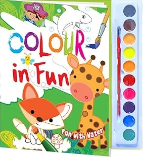 Colour in Fun Green Colour Book
